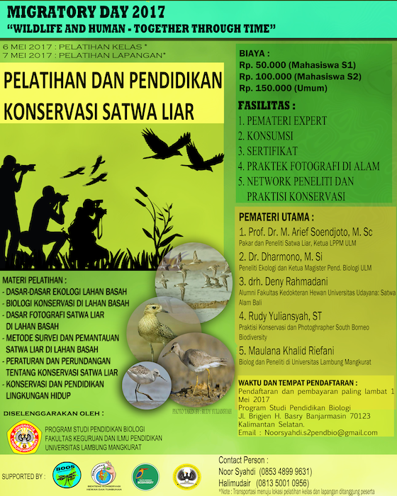 Pelatihan Dan Pendidikan Konservasi Satwa Liar | World Migratory Bird Day